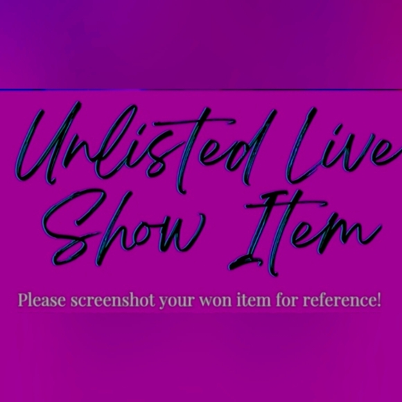 Unlisted items in Posh Show 💗 - Picture 1 of 3